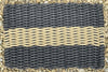 Natural Stripe Grey Outdoor Rope Doormat - Atlantic Mats